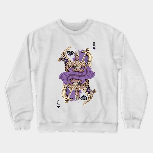 Queen of hearts Crewneck Sweatshirt by Endofdaysonmars